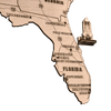 Drewniana mapa USA image-3 Polski