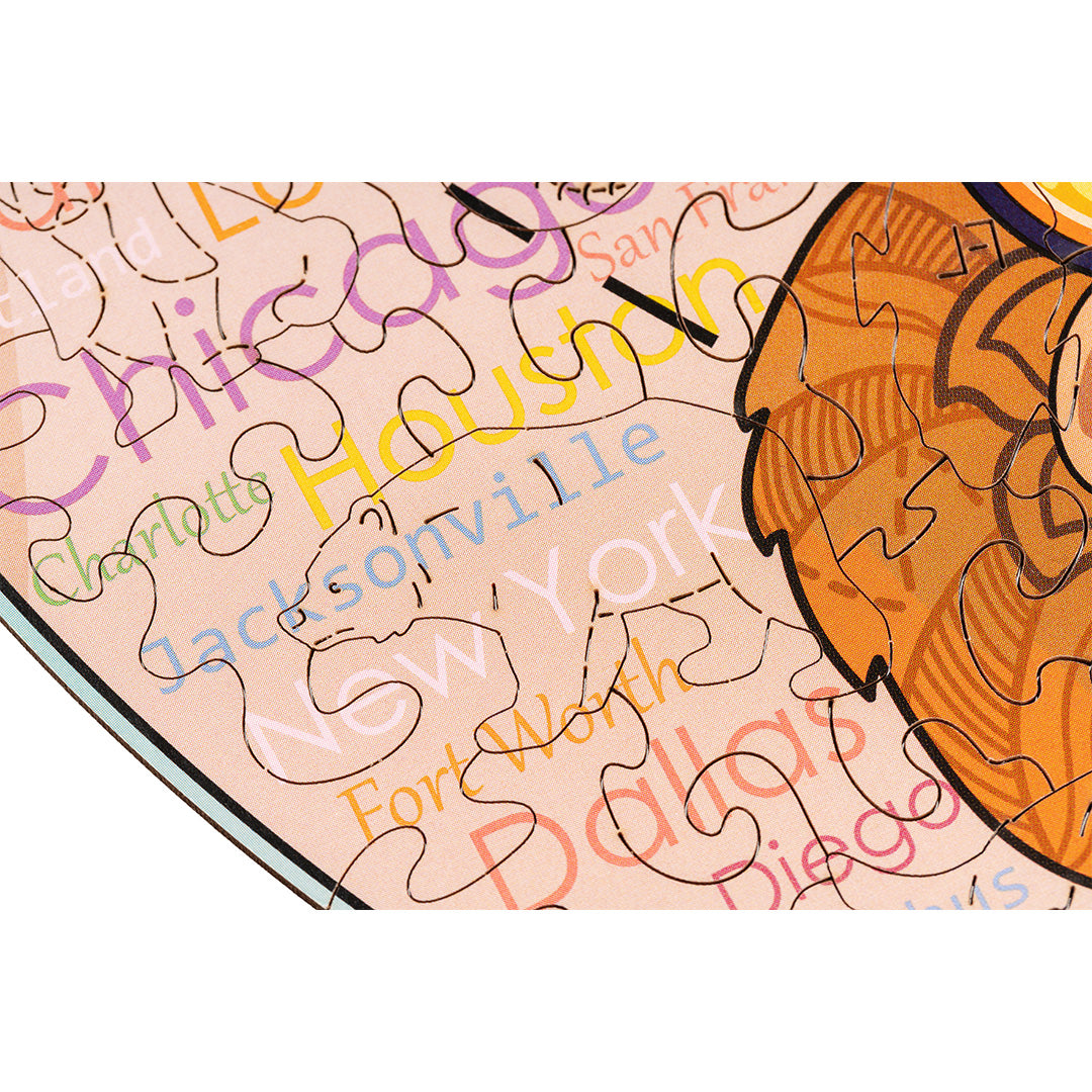 Biker-Dogs---wooden-colorful-puzzle-by-WoodTrick1 image-5 English